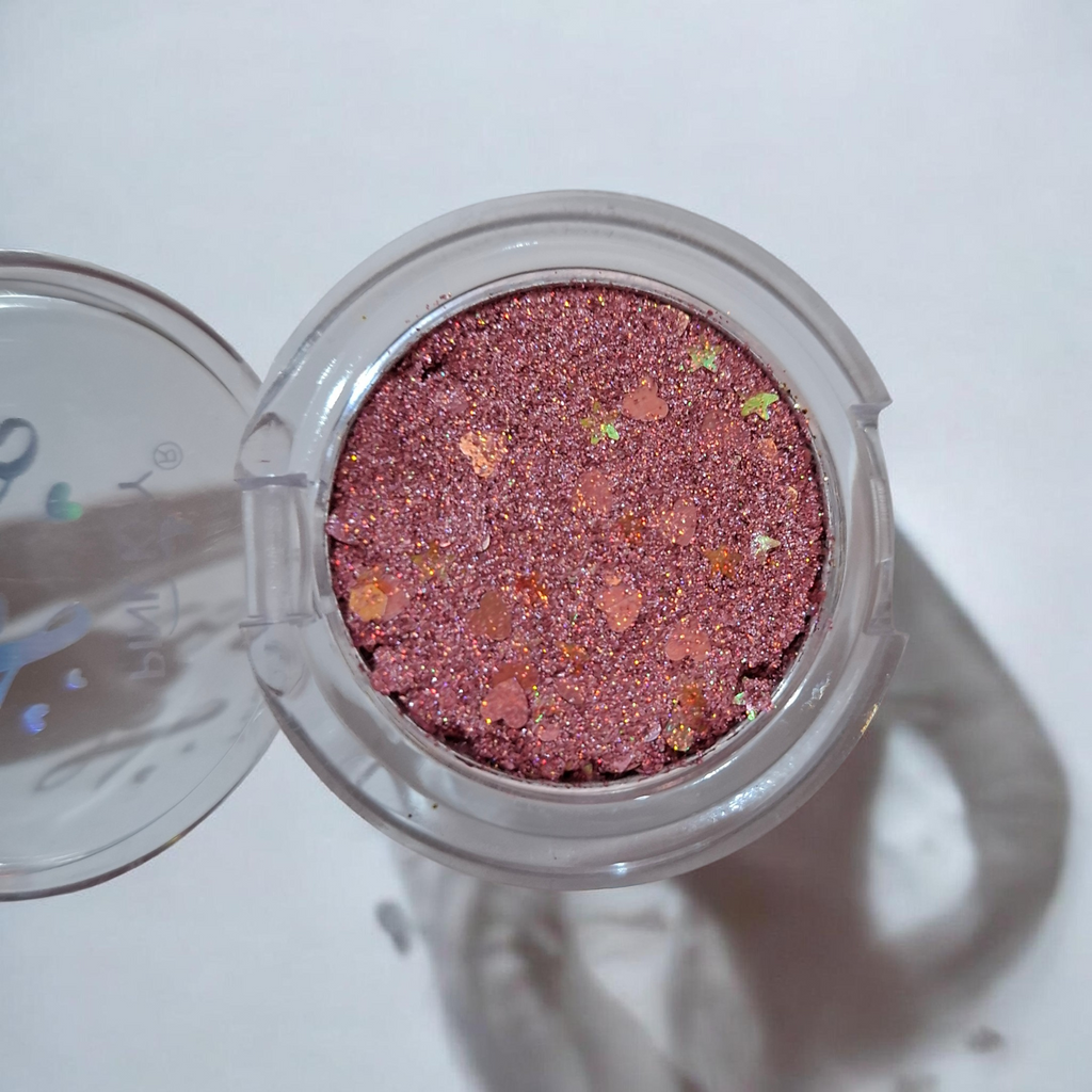 Sombra glitter individual Pink Key #429