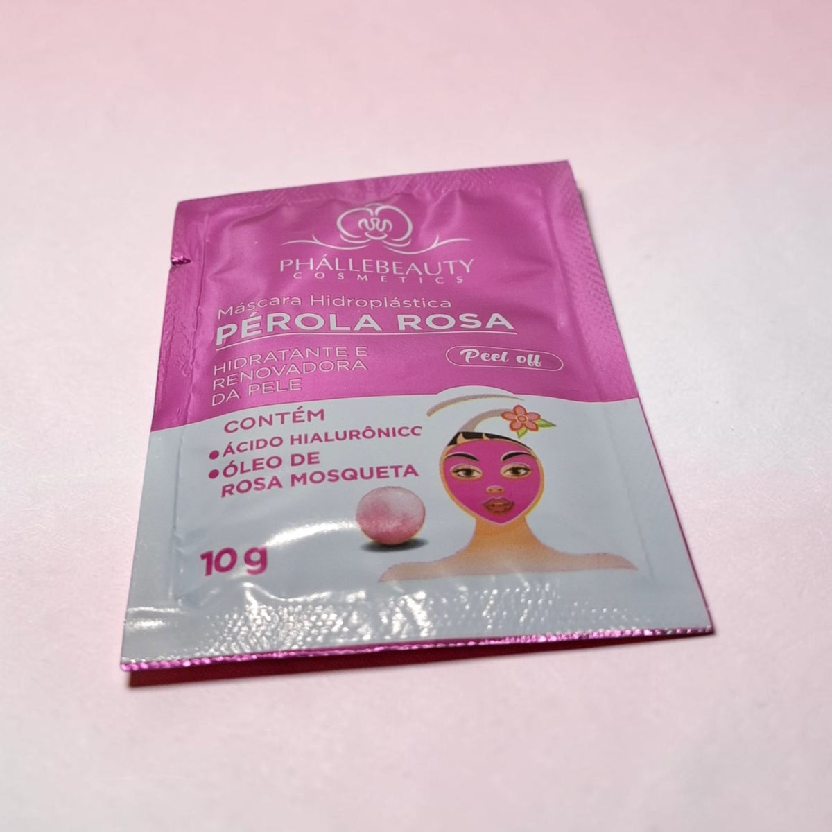 Mascarilla facial peel off perla rosa #664