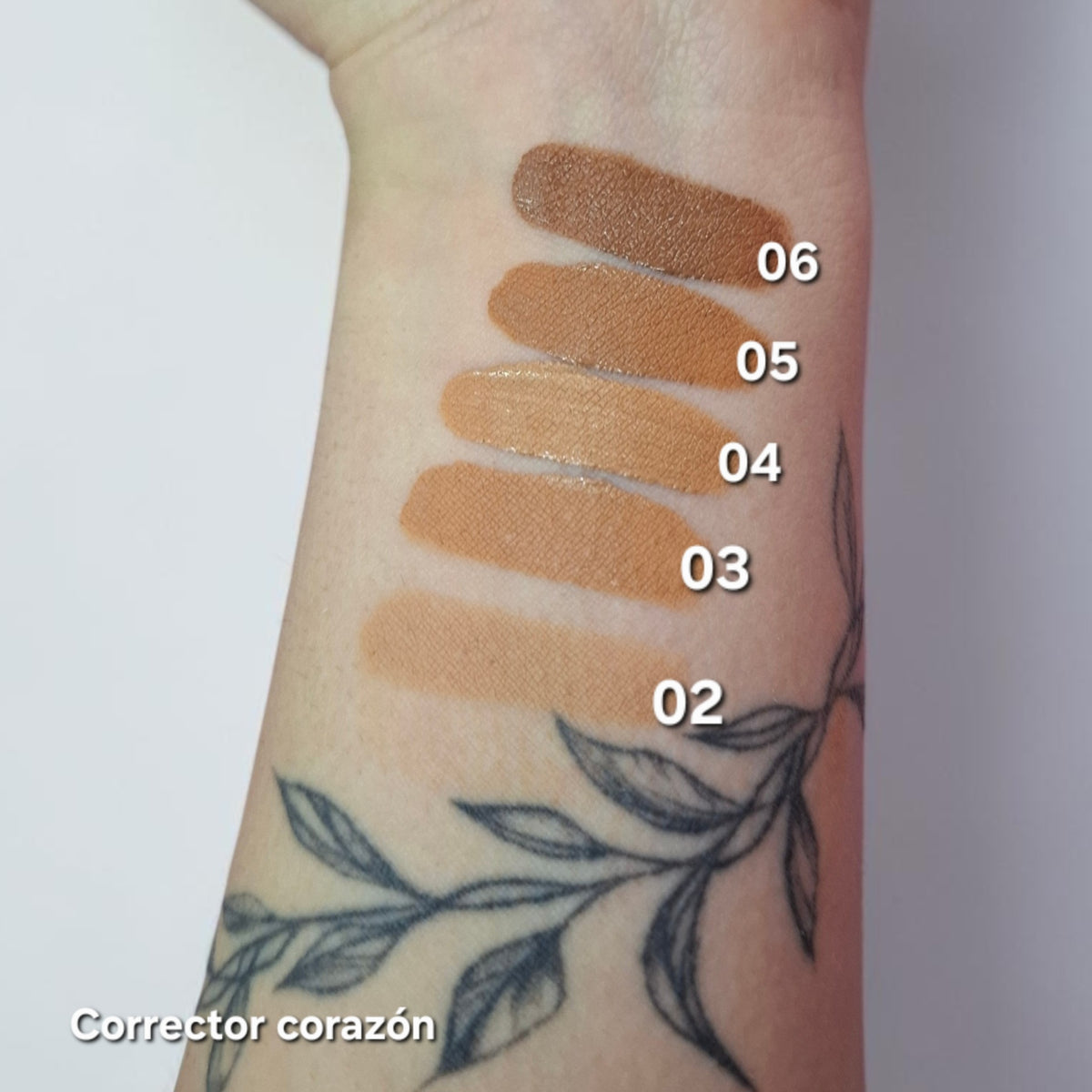 Corrector liquido corazon #660