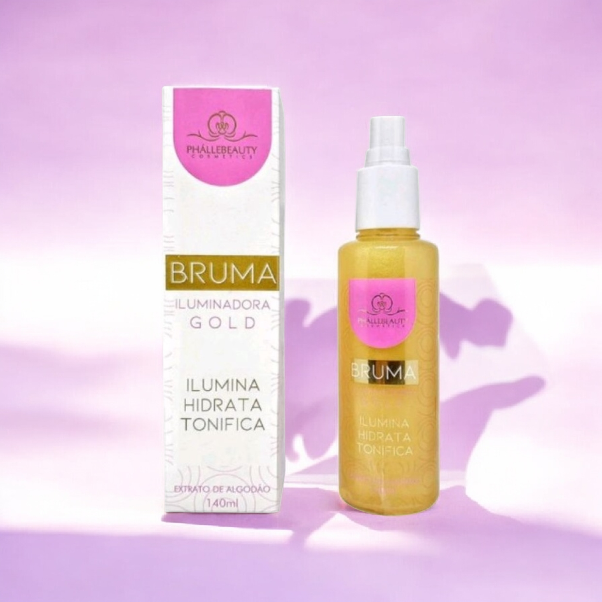 Bruma iluminadora oro Phallebeauty #377