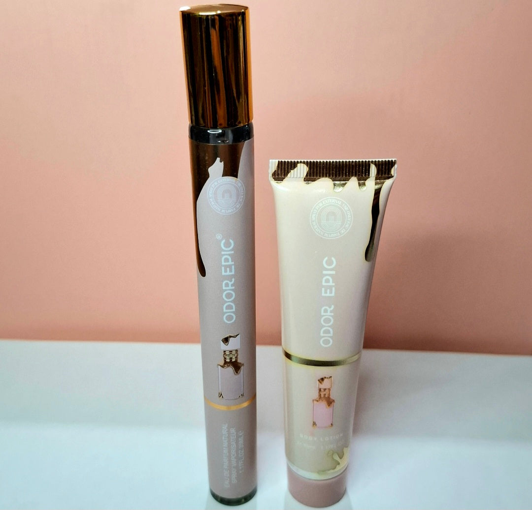 Kit de perfume y crema corporal de cartera SWEET CARAMEL #7