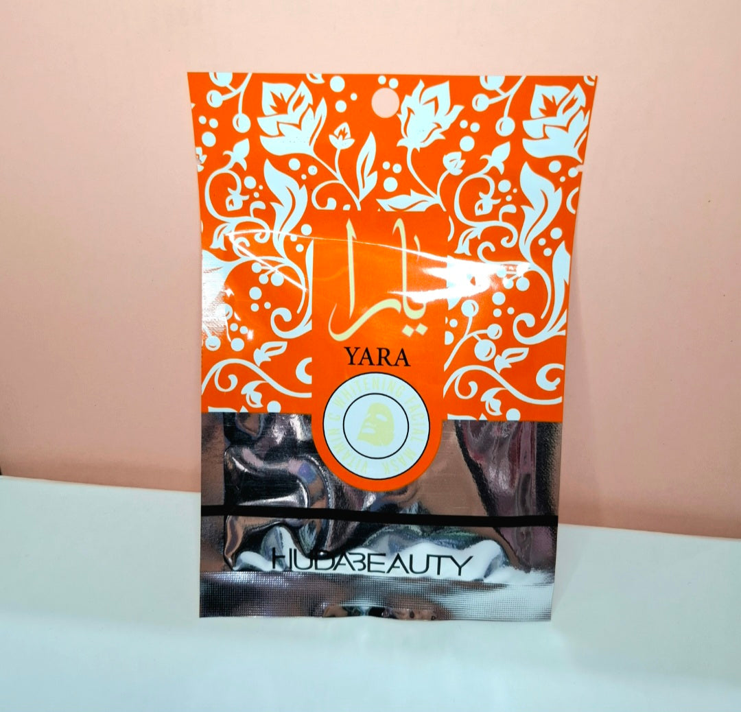 Mascarilla facial de tela vitamina c arabe #10