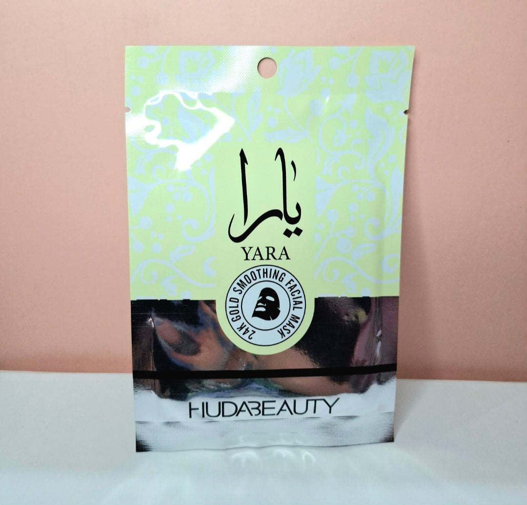 Mascarilla de tela facial 24K gold arabe #9