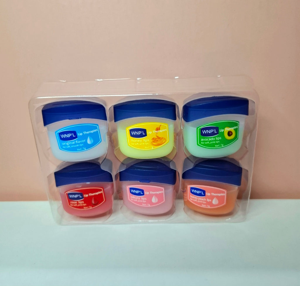 Kit de 6 vaselinas hidratantes de labios #14