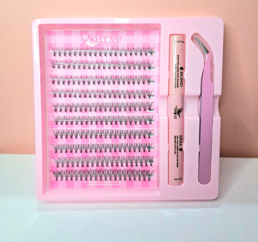 Kit de pestañas pelo a pelo Lazy #22