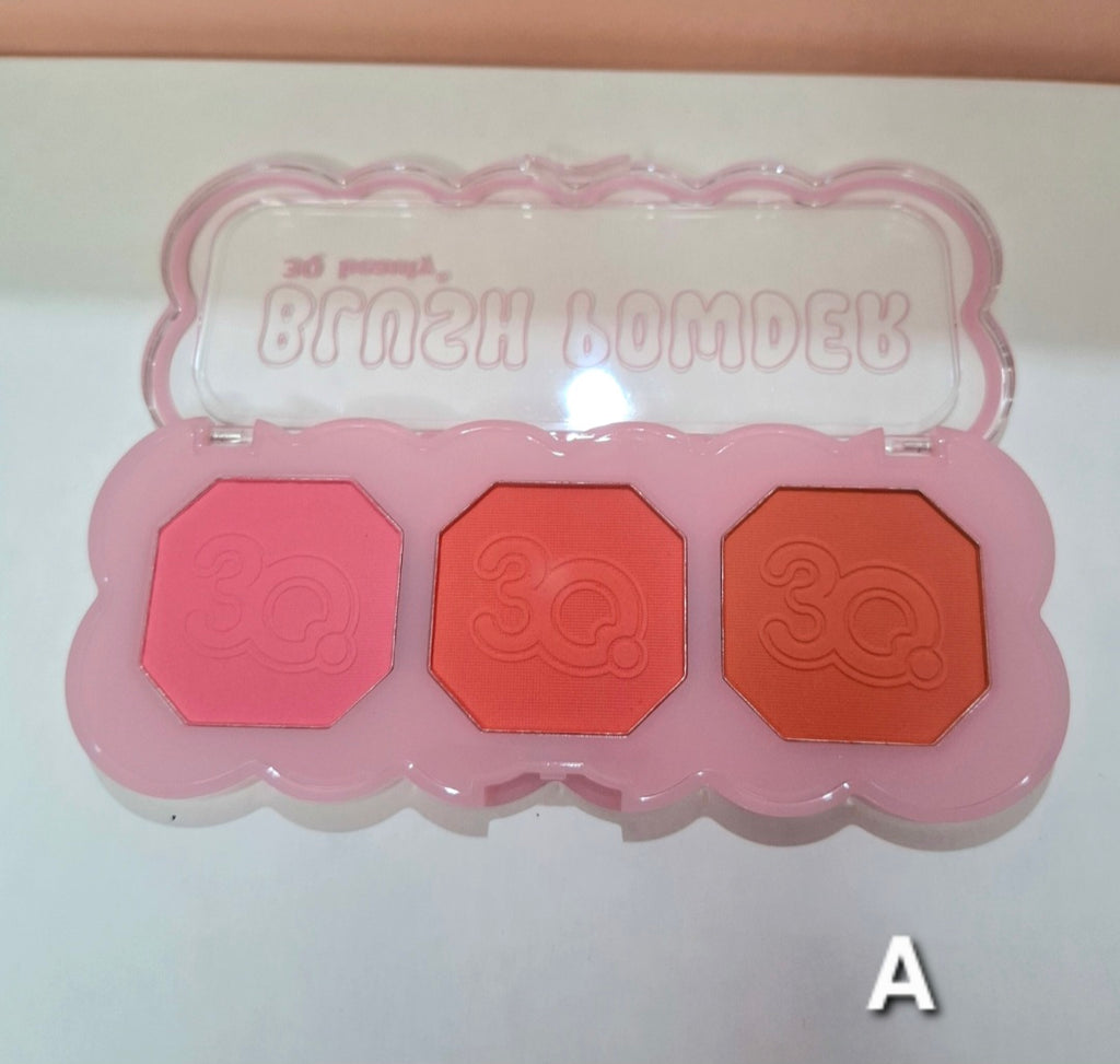 Paleta de rubores 3Q Blush Powder #37