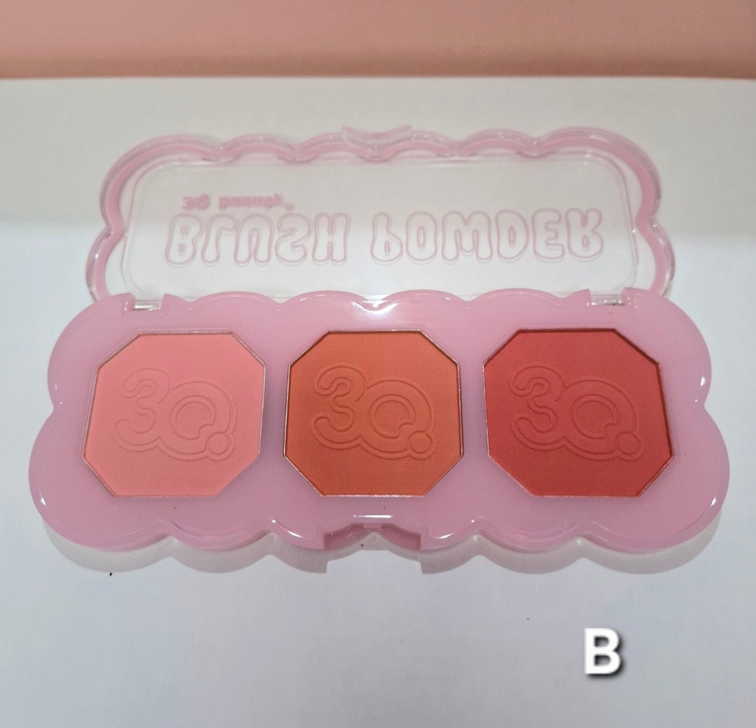 Paleta de rubores 3Q Blush Powder #37