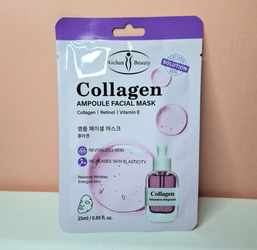 Mascarilla facial de tela colageno #69