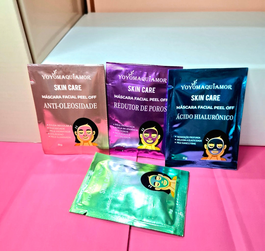 Kit 4 mascarillas peel off surtidas #100