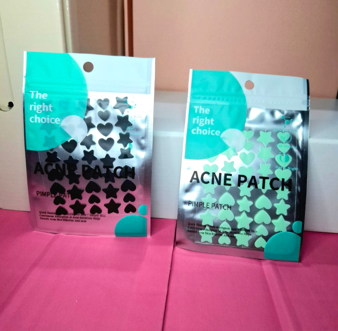 Parches para el acné estrellas y corazones #101