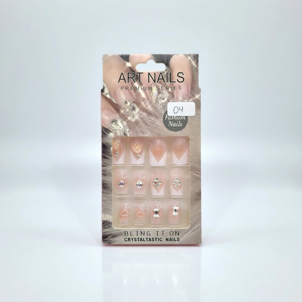 Uñas press on Art Nails Crystal #404