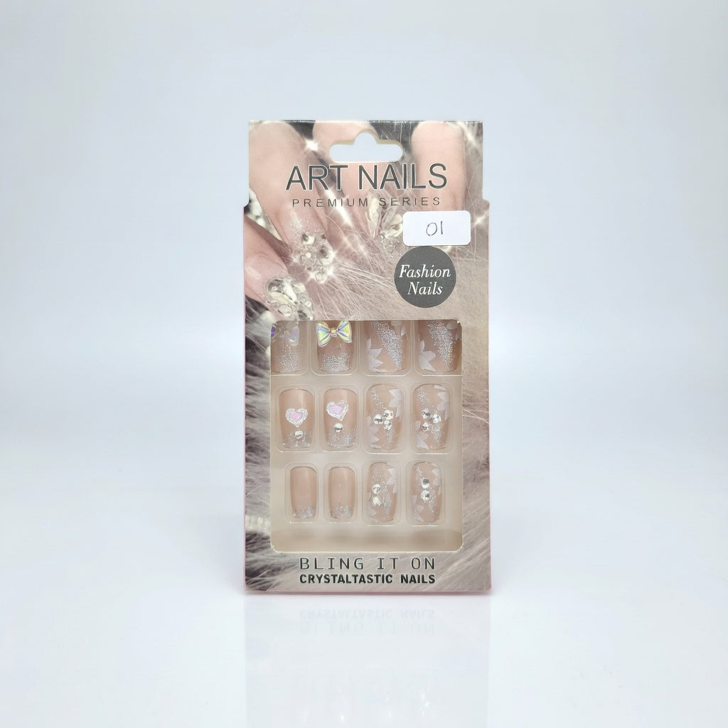 Uñas press on Art Nails Crystal #404