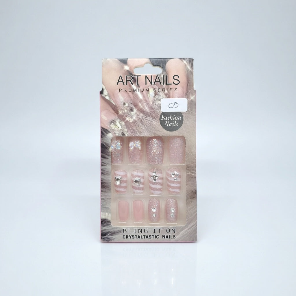 Uñas press on Art Nails Crystal #404