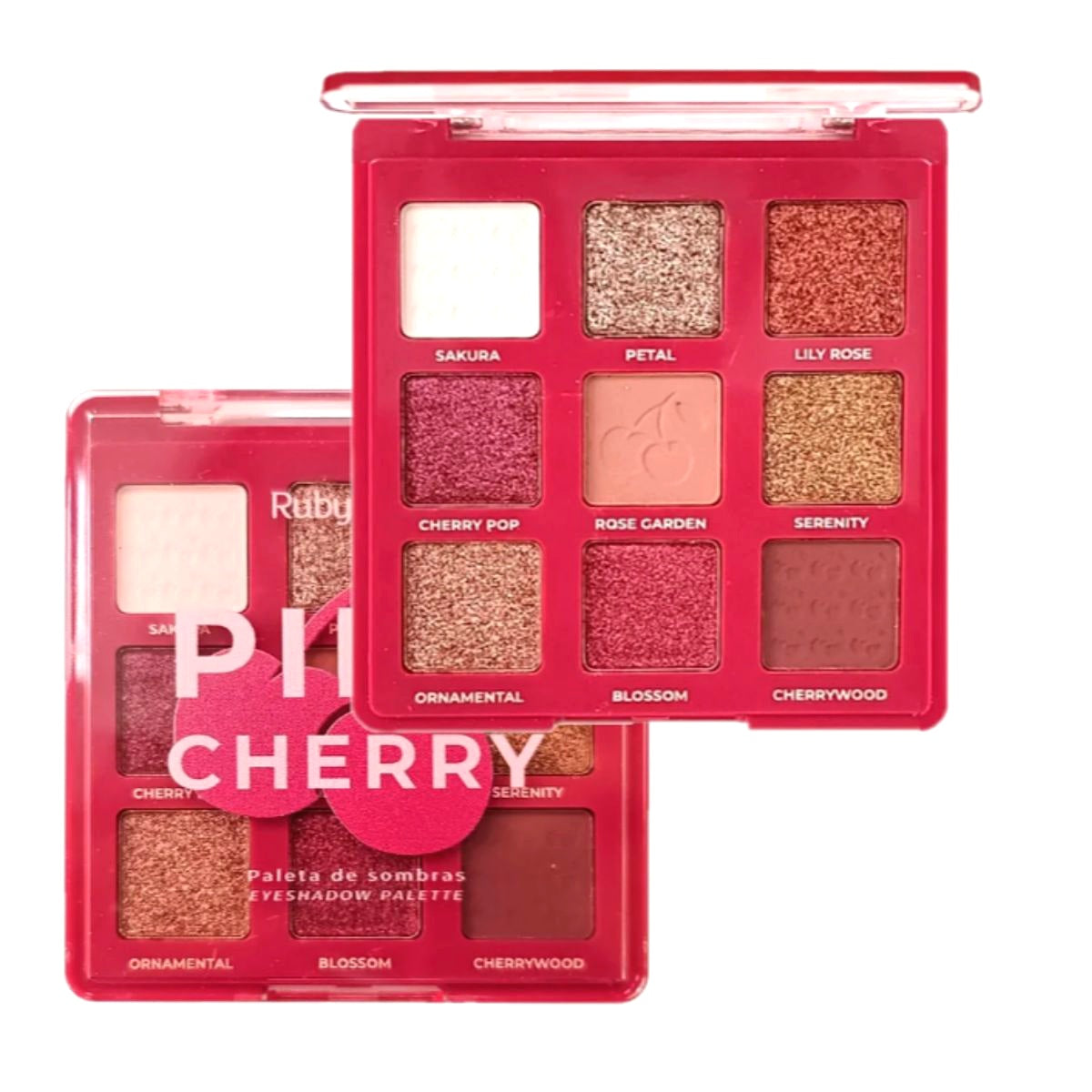 Paleta de sombras cherry Ruby Rose #244