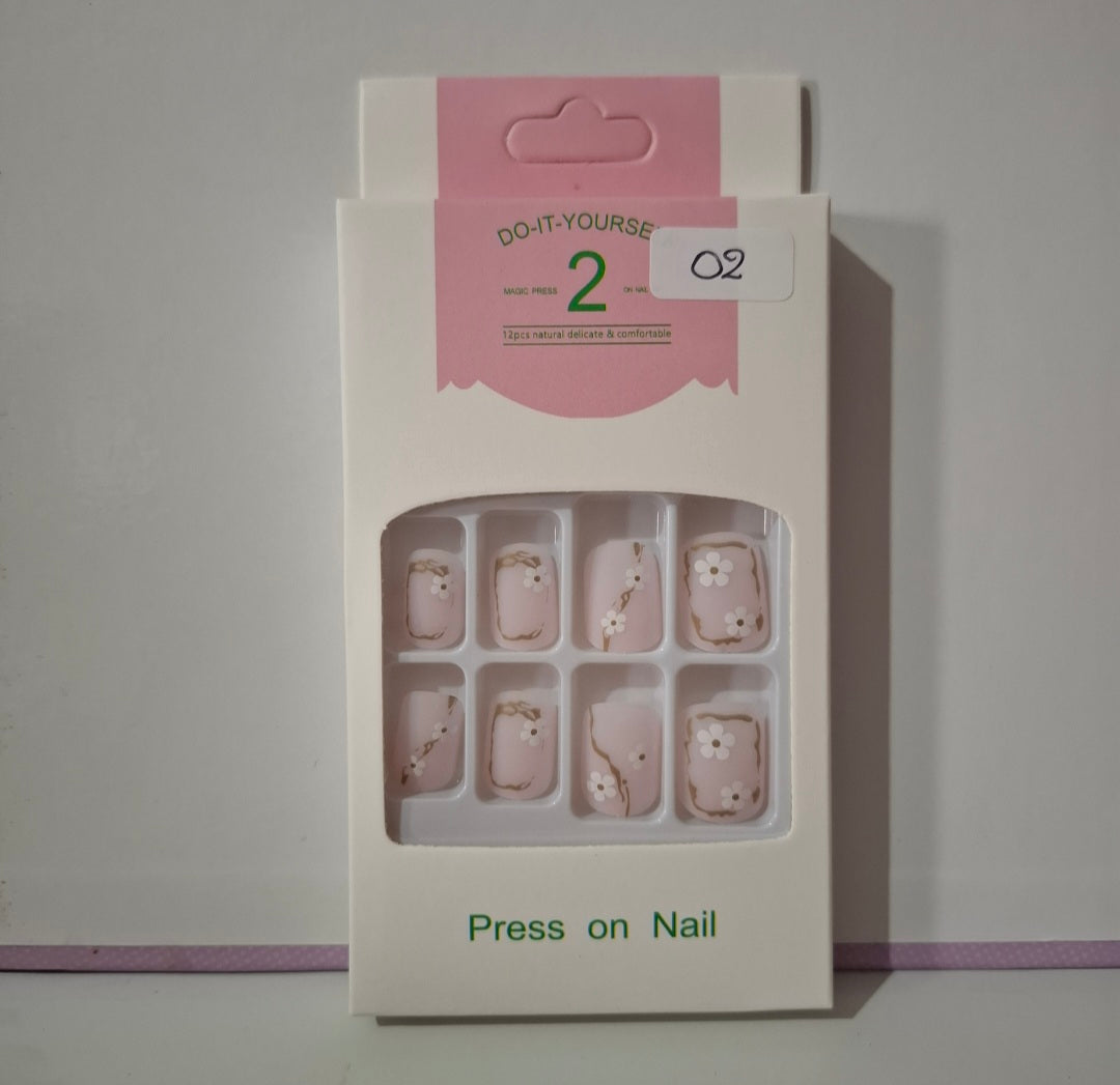 Uñas press on #577