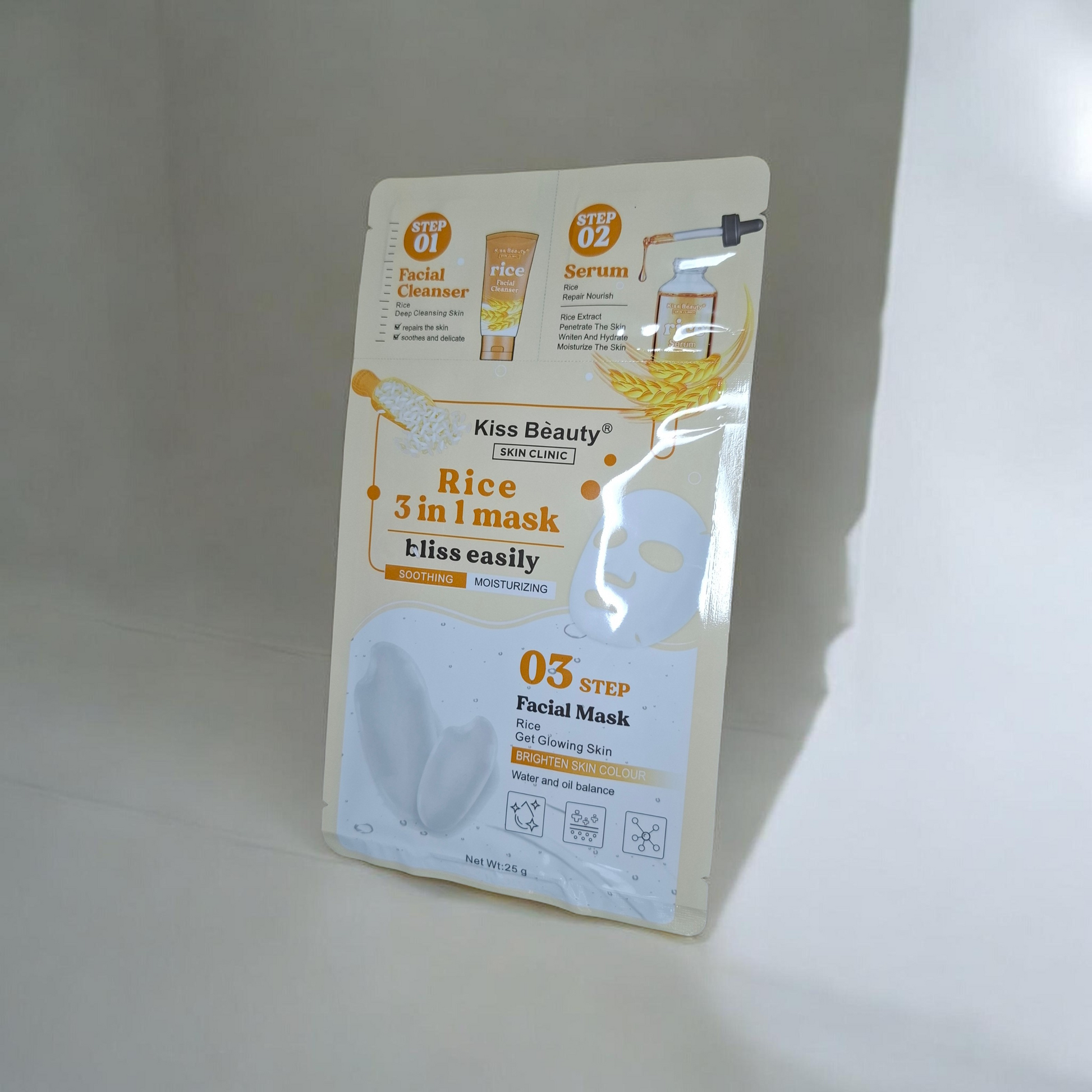 Mascarilla facial 3 pasos #507