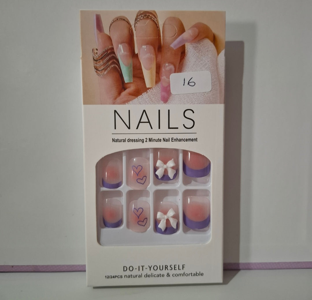 Uñas press on #577
