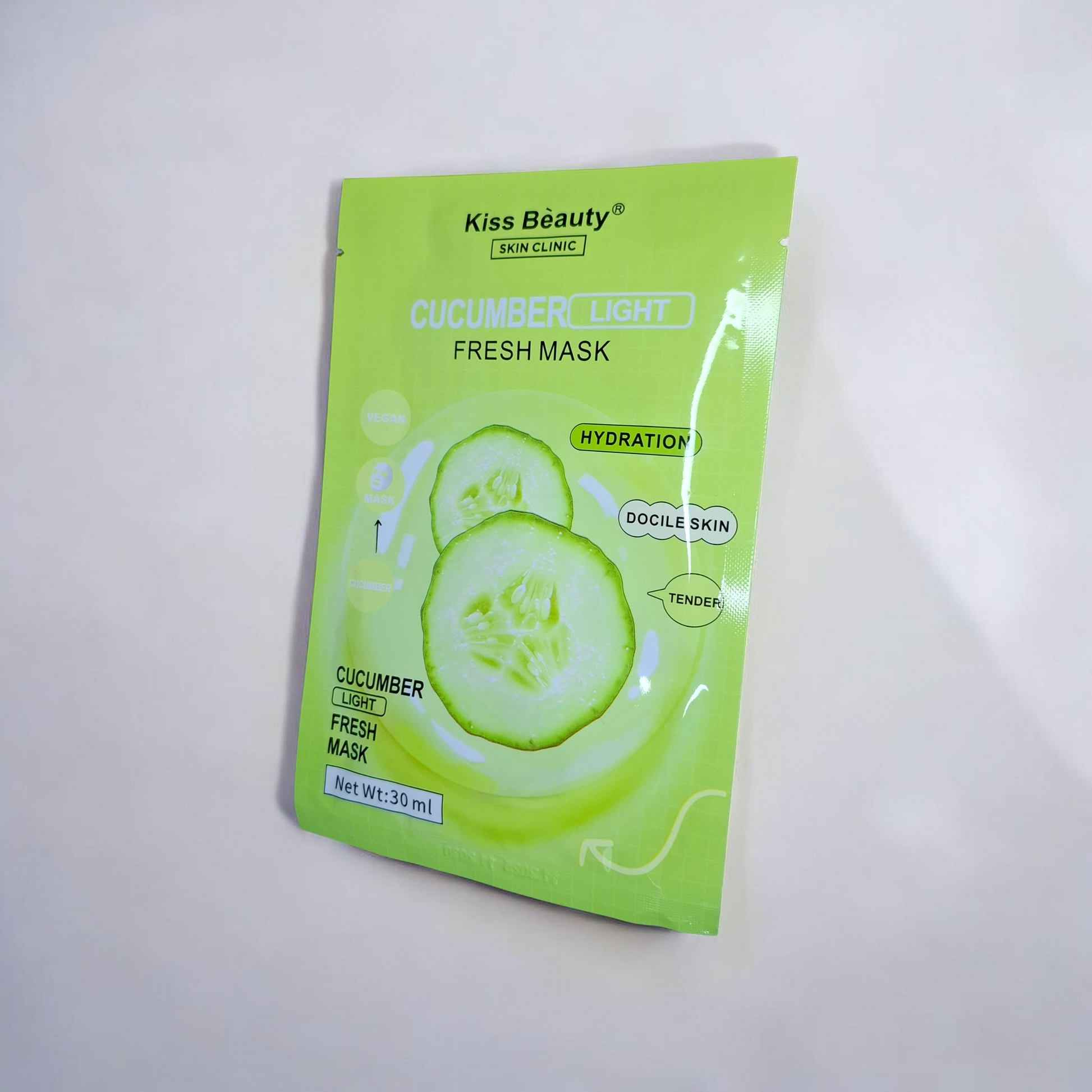 Mascarilla facial pepino de tela #508