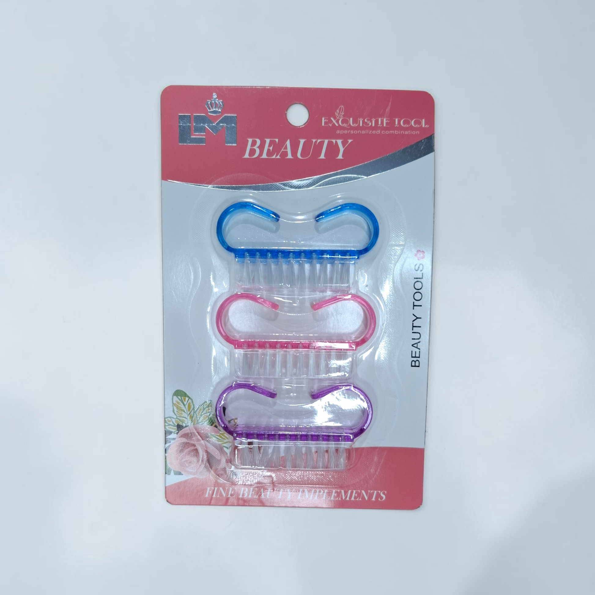 Kit 3 cepillitos para uñas #466