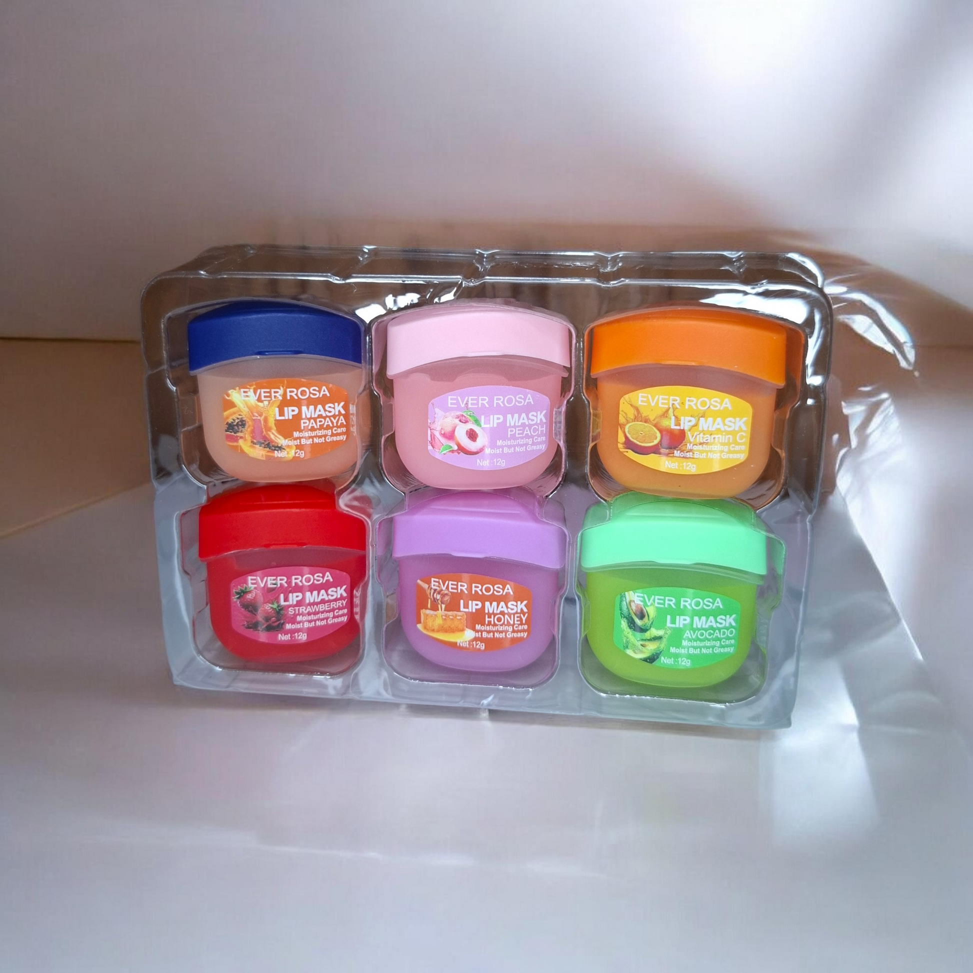 Caja de 6 balsamos labiales #517