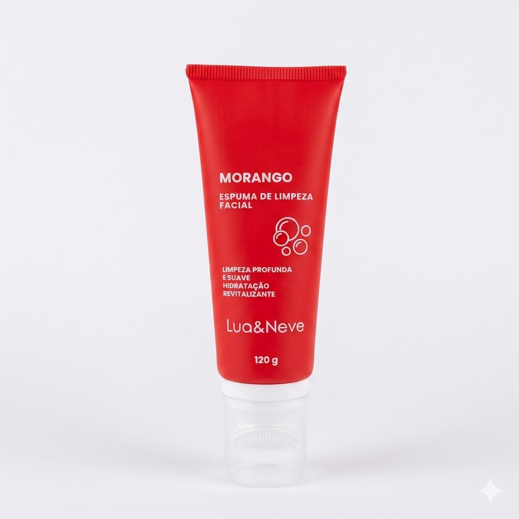 Espuma de limpieza facial frutilla #580