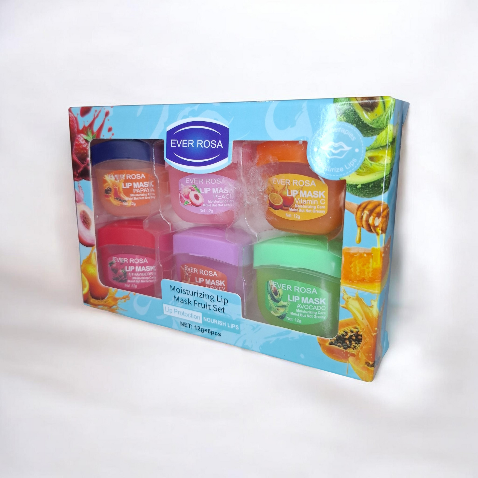 Caja de 6 balsamos labiales #517