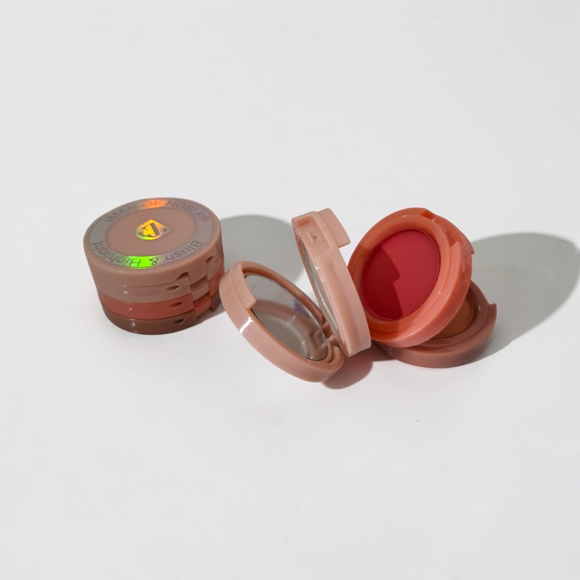 Kit 3 en 1, rubor - iluminador t contorno #597