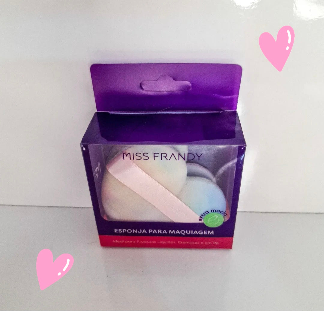 Pack de 2 esponjitas corazón #10