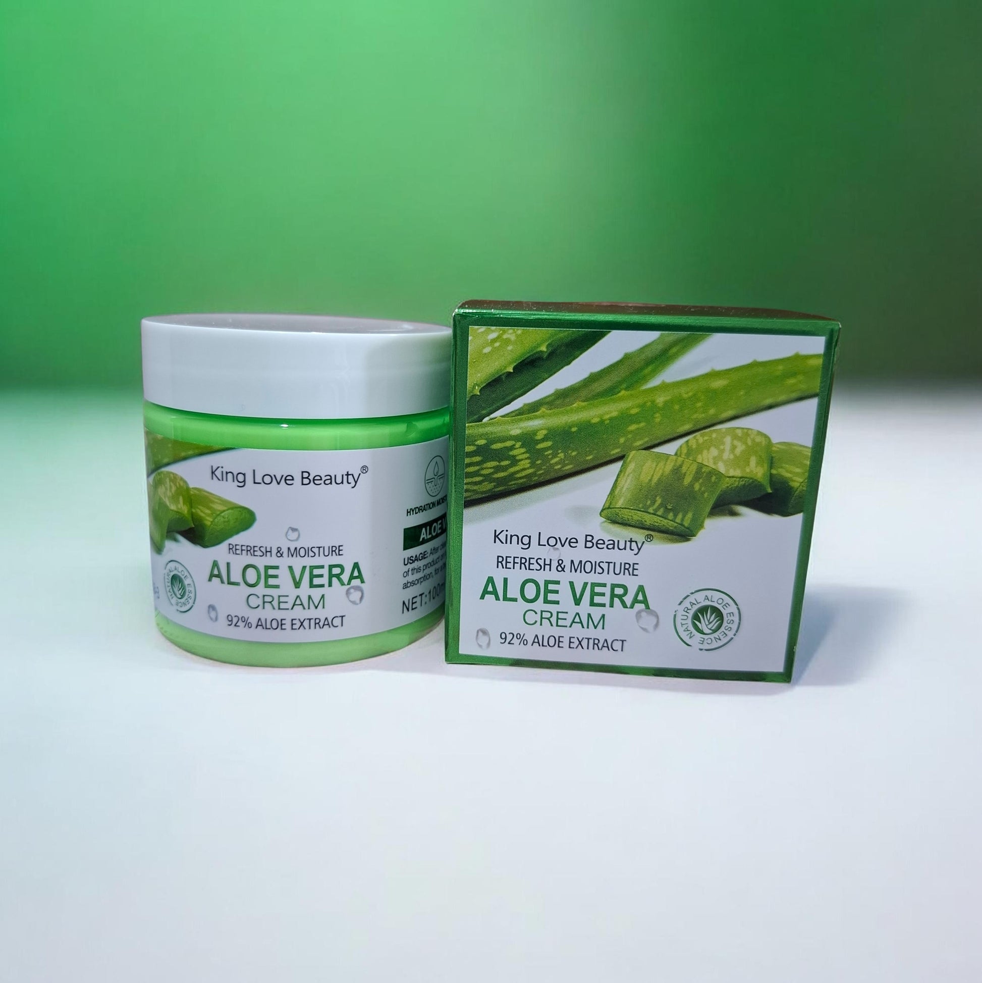 Crema hidratante king Aloe vera, facial y corporal #549