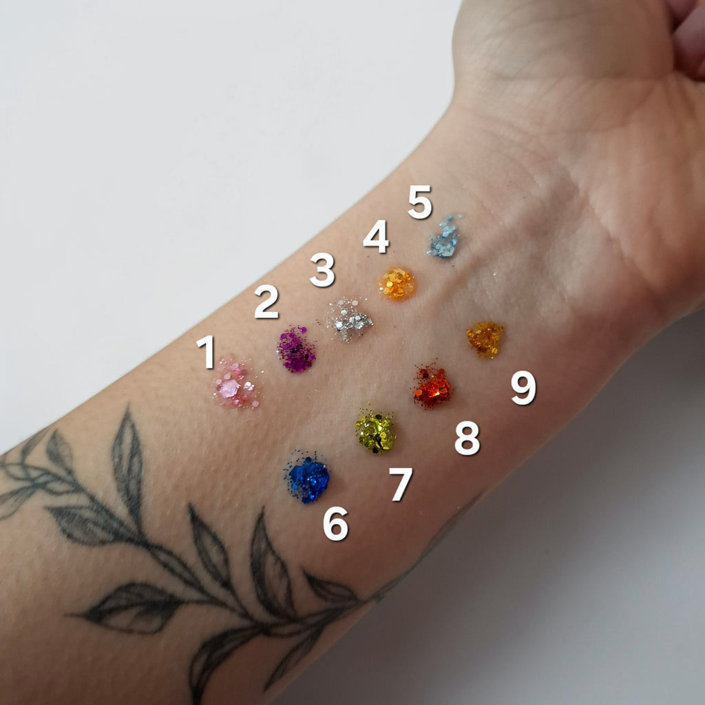 Glitter en gel #599