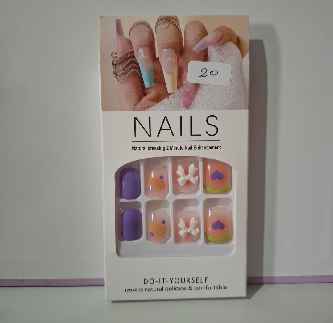 Uñas press on #577