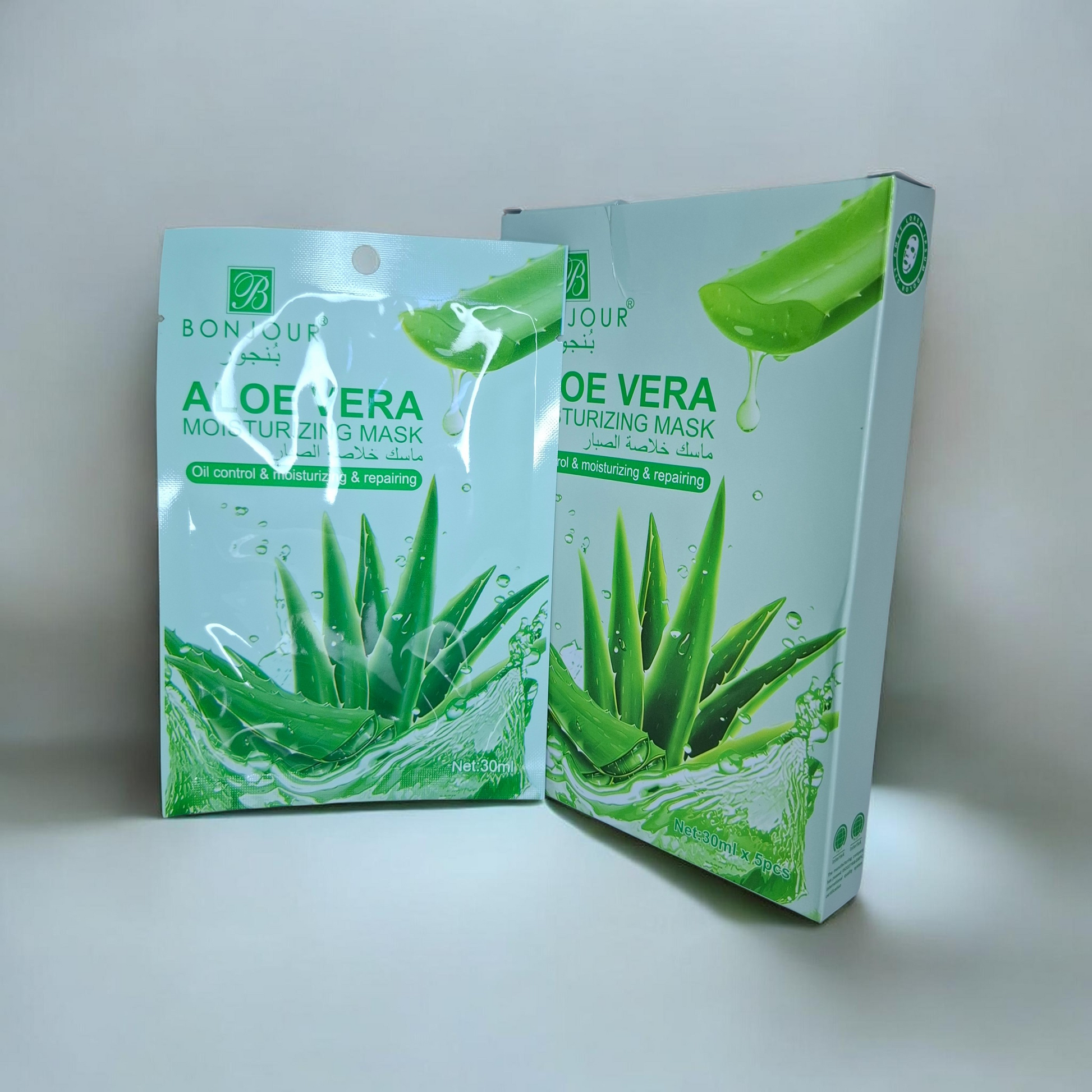 Mascarilla de tela Aloe Vera #513