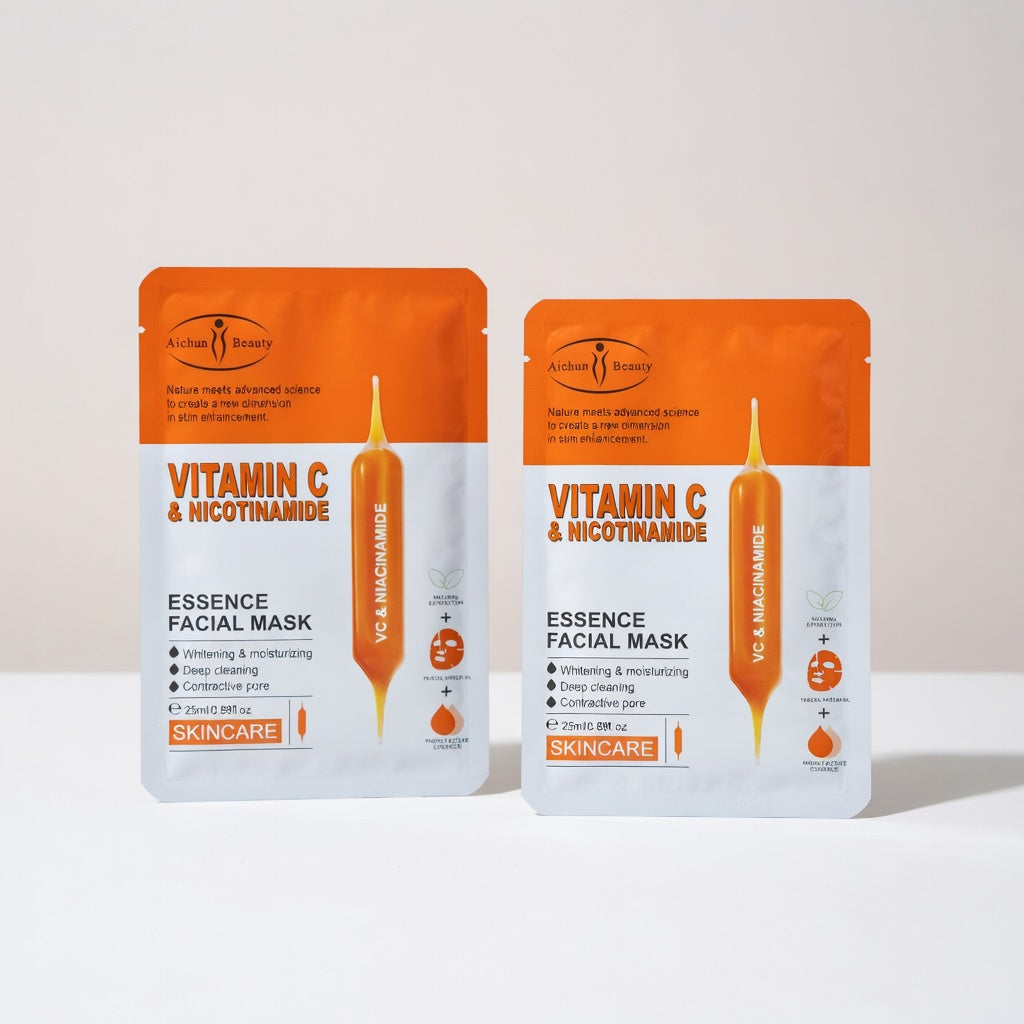 Mascarilla de tela vitamina c #411