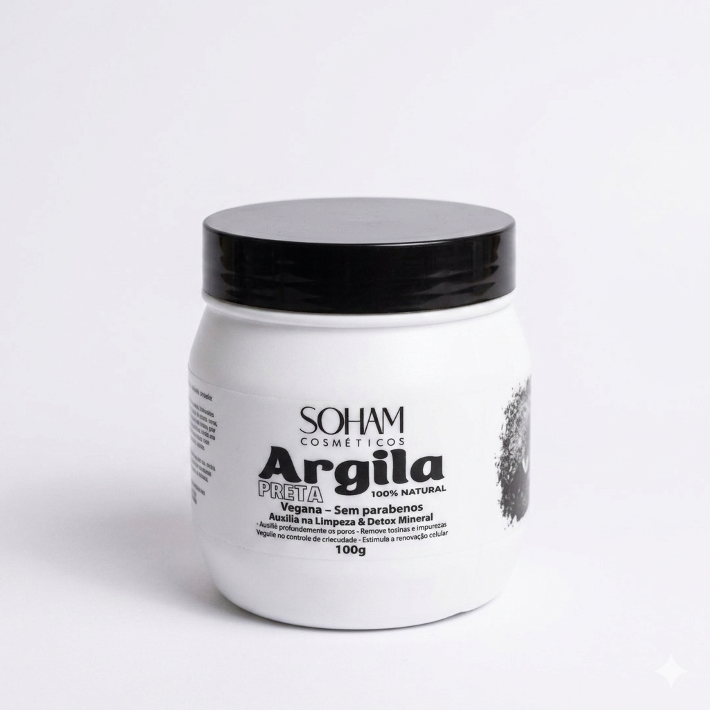Arcilla en polvo negra #588