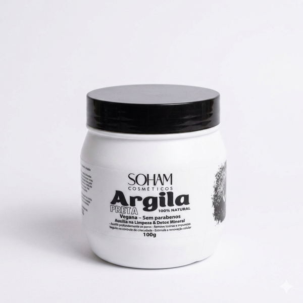 Arcilla en polvo negra #588